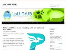 Tablet Screenshot of loligrub.be